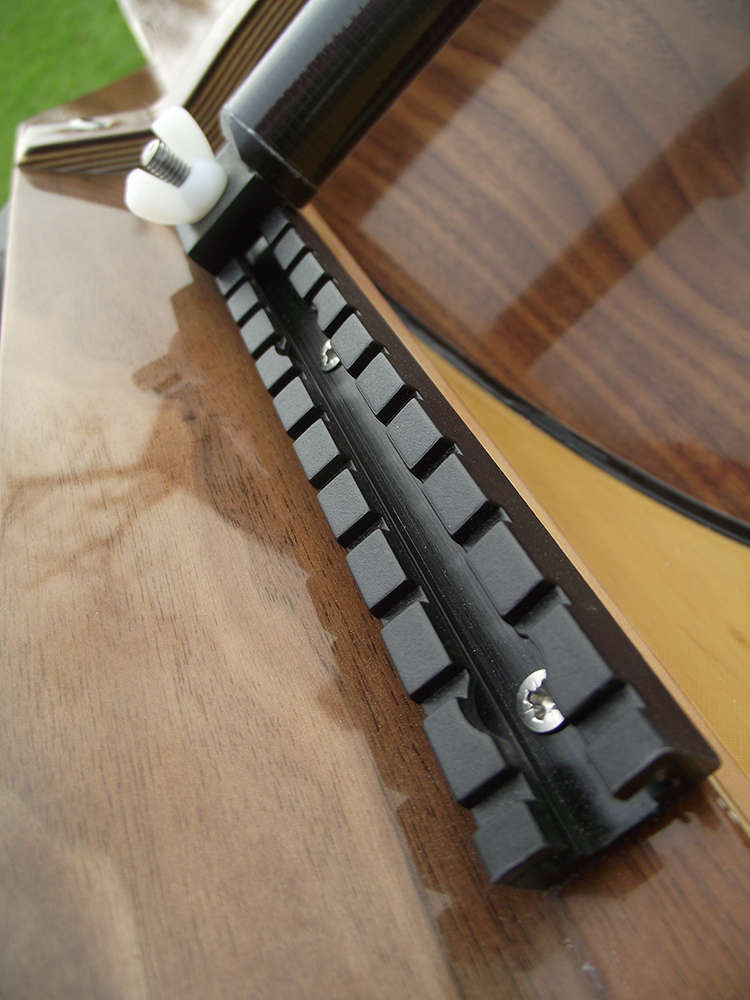 Wooden boat with lacquered finish